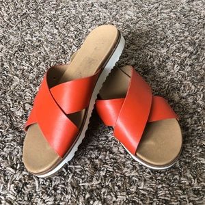 Orange Sandals